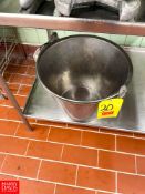 S/S Pail - Rigging Fee: $25