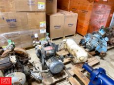 Assorted Agitator Drives and Pumps - Rigging Fee: $75