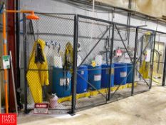 28' x 3.7' Steel Wire Cage, with Doors - Rigging Fee: $125