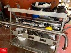 S/S Pipe Rack, with, Hose Fittings and S/S Pipe - Rigging Fee: $35