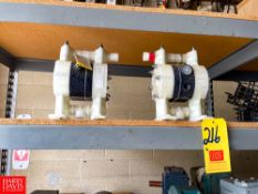 Diaphragm Pumps - Rigging Fee: $25