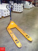 Uline H-1043 Pallet Jack, 5,500 LB Capacity HIT# 2322356 - Rigging Fee: $50