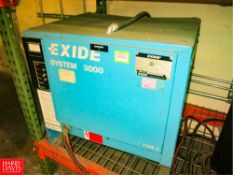 Exide G3-18-680B Forklift Battery Charger, 36V 18 Cell, Type L-A, S/N: PE61635 HIT# 2322319 -