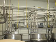 Stainless Steel Piping and Valves, 2 - 3 inch Diameter Rigging: $3,500