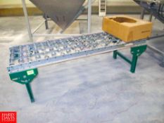 (2) Roller Conveyors Consisting of: (1) 60 x 16