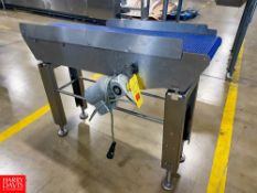 4' Length x 1' Width S/S Frame Conveyor with Motor - Riggers Fee: $350