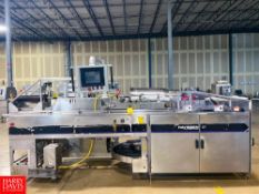 Hayssen Gas Flush Horizontal Form Fill and Seal Packaging Machine, Model: RT1800 with Infeed