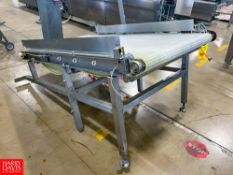 6' Length x 3' Width S/S Frame Conveyor with Motor - Riggers Fee: $400