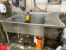 S/S Dual Basin Sink, with Wing - Rigging Fee $1,500