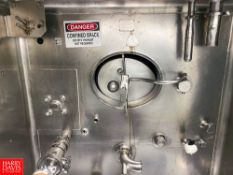 Crepaco 20,000 Gallon S/S Jacketed Silo, S/N 2713 with Vertical Agitation and Centrifugal Pump