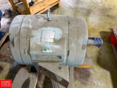 GE 75 HP 1,770 RPM Motor - Rigging Fee $100