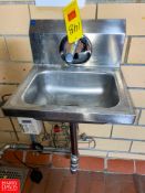 S/S Automated Hand Sink - Rigging Fee $40