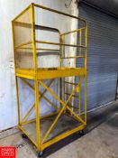 Elevated Platform Mounted on Casters - Rigging Fee $50