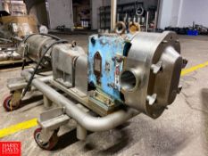 Waukesha Cherry-Burrell Positive Displacement Pump, Model: 130U2, S/N 41117606, with 10 HP 1,760 RPM