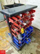 Portable Tool Cart, with Assorted Nuts and Bolts - Rigging Fee $60