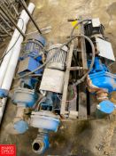 (3) Burks Centrifugal Pump, (2) with 7.5 HP 1,740 RPM Motor and (1) with 7.5 HP 1,745 RPM Motor -