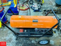 Dayton 125,000 BTU Portable Oil Fired Heater - Rigging Fee $20
