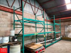 Sections Pallet Racks 12' x 8' - Rigging Fee $1,800
