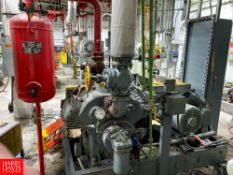 Vilter 3-Cylinder Ammonia Compressor, with 60 HP 1,770 RPM Motor - Rigging Fee $800