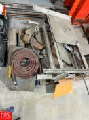 Assorted Hose and Conveyor Parts - Rigging Fee $60
