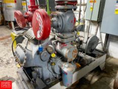 Vilter 4-Cylinder Ammonia Compressor, with 75 HP 1,775 RPM Motor - Rigging Fee $800