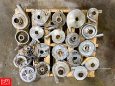 Assorted Centrifugal Pump Head Parts - Rigging Fee $60