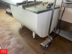 300 Gallon S/S Tank 11.75 HP 1,740/1,440 RPM Motor, with Centrifugal Pump - Rigging Fee $500