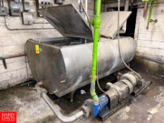 Mueller 600 Gallon S/S Farm Tank, Model: MP600, with Centrifugal Pump and 2 Motors - Rigging Fee $