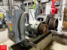 Vilter 3-Cylinder Ammonia Compressor, S/N 14265ARC, with 75 HP 1,760 RPM Motor - Rigging Fee $500
