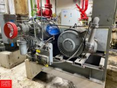 Vilter 3-Cylinder Ammonia Compressor, with 100 HP 1,770 RPM Motor - Rigging Fee $800
