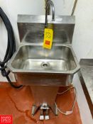 S/S Hand Sink, with Foot Control - Rigging Fee $50