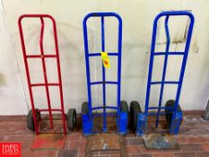 (3) Hand Trucks - Rigging Fee $60