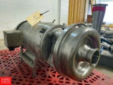 Alfa Laval Centrifugal Pump, with 10 HP 3,500 RPM Motor - Rigging Fee $50