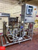 Federal Filler CIP System, with Centrifugal Pump, Assorted Valves, Gauges and Anderson Chart