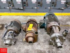 (3) Centrifugal Pump, with Motors - Rigging Fee $100