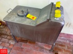 55 Gallon S/S Tank, with Hinger Lid - Rigging Fee $150