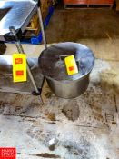 S/S Funnel with Lid - Location: Utica, Ohio - Rigging Fee: $50