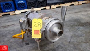 Alfa Laval Centrifugal Pump with S/S Clad 3 HP 3,500 RPM Motor - Rigging Fee: $50
