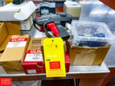NEW: U-Line Date Label Gun and Ink Hand Stamps - Location: Utica, Ohio - Rigging Fee: $25