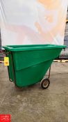 Bayhead Portable Dumpster, 5/8th Cubic Yard 300 LB Capacity - Rigging fee: $50