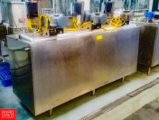 3-Compartment (100 Gallons Per Compartment) Insulated S/S Flavor Tank, with Vertical Agitation -