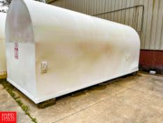 CPC International 4,900 Gallon Bulk Sucrose Tank, with Pump and UV Light - Location: Utica, Ohio -