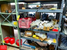 Assorted Air Cylinders, Control Valve and Pullies with Shelf - Location: Utica, Ohio - Rigging