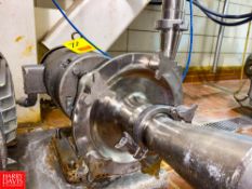 Fristam Centrifugal Pump, with Baldor 10 HP Motor and 2.5