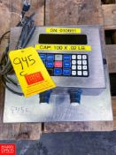 100 LB Capacity S/S Digital Scale - Rigging Fee: $50