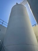 Howard 30,000 Gallon Jacketed S/S Refrigerated Silo Style 11353, S/N 9265, with Horizontal Agitation
