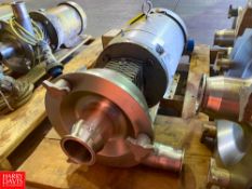 Fristam Centrifugal Pump, Model: FPX3532-170 with Baldor 10 HP 3,500 RPM Motor and 2