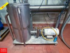 Hot Water Set with Fristam Centrifugal Pump S/S Tank, Mounted S/S Base - Rigging Fee: $250