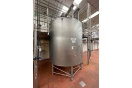 Feldmeier 2,500 Gallon Scrape Surface Jacketed Processor, Heavy Duty Bridge Type Full Side Scrape