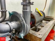 Fristam Centrifugal Pump Baldor 5 HP 1,750 RPM Motor and 3